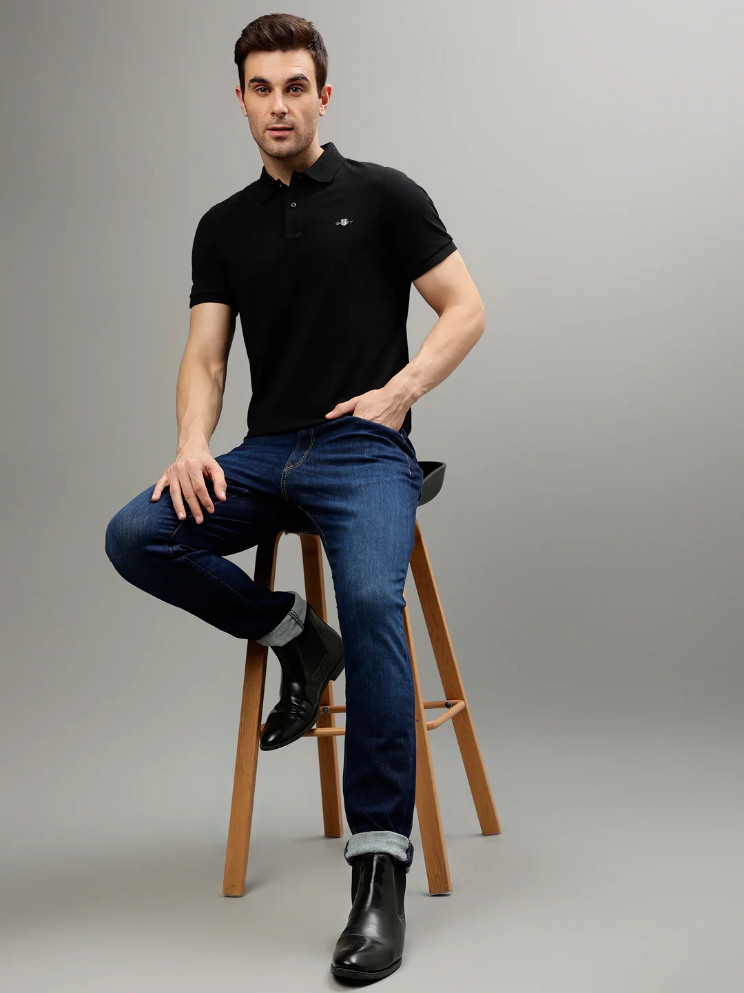 Gant Men Blue Washed Extra Slim Fit Jeans - Image 5