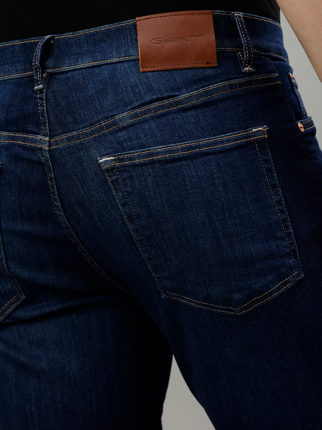 Gant Men Blue Washed Extra Slim Fit Jeans - Image 7