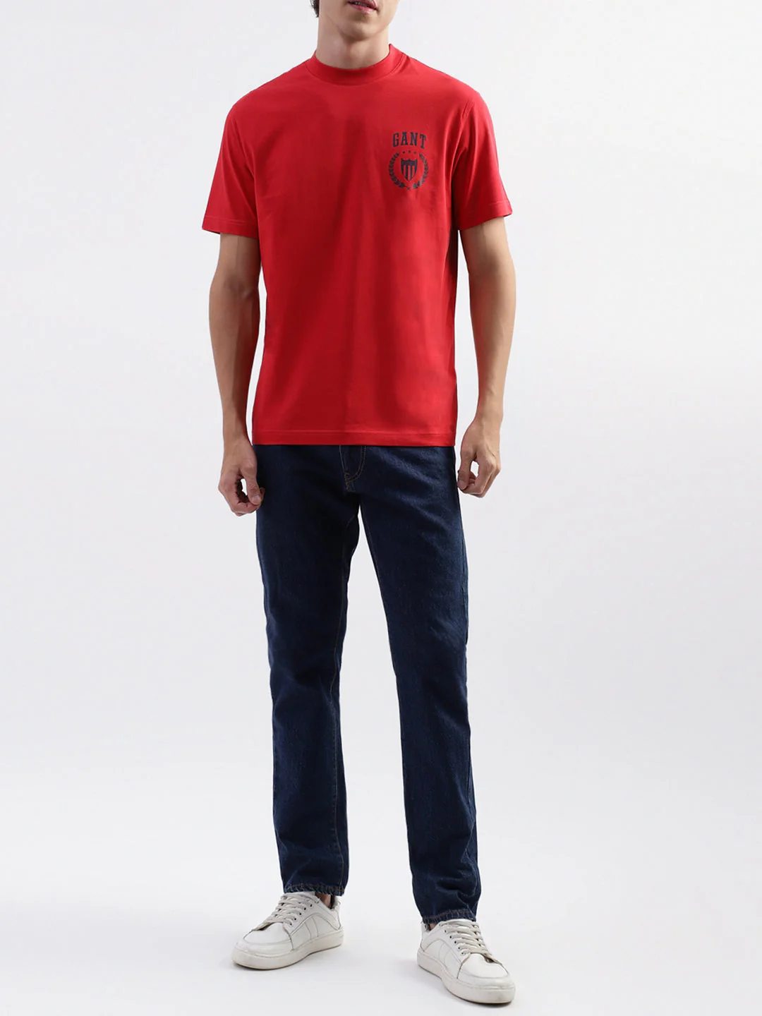 Gant Red Logo Relaxed Fit Tshirt - Image 4