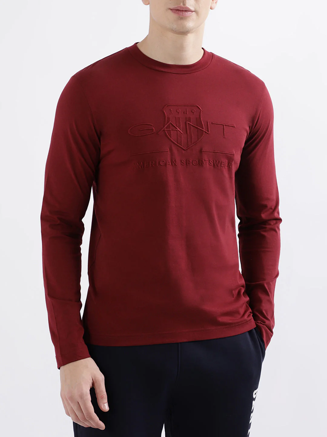 Gant Red Fashion Embroidery Regular Fit Tshirt