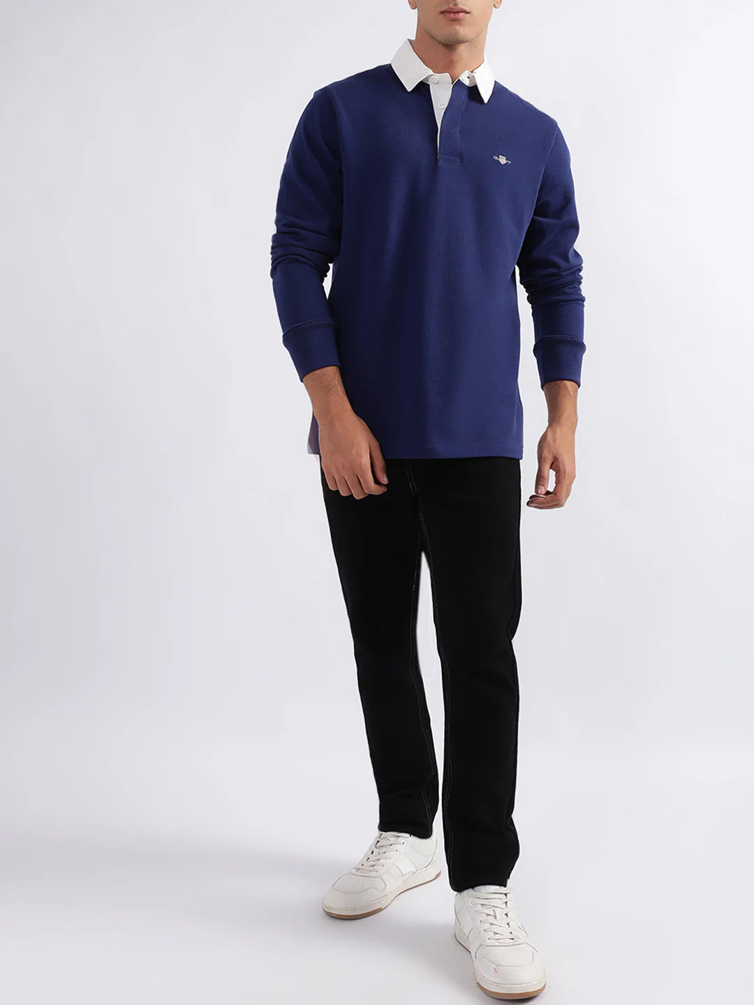Gant Blue Regular Fit Polo Tshirt - Image 5