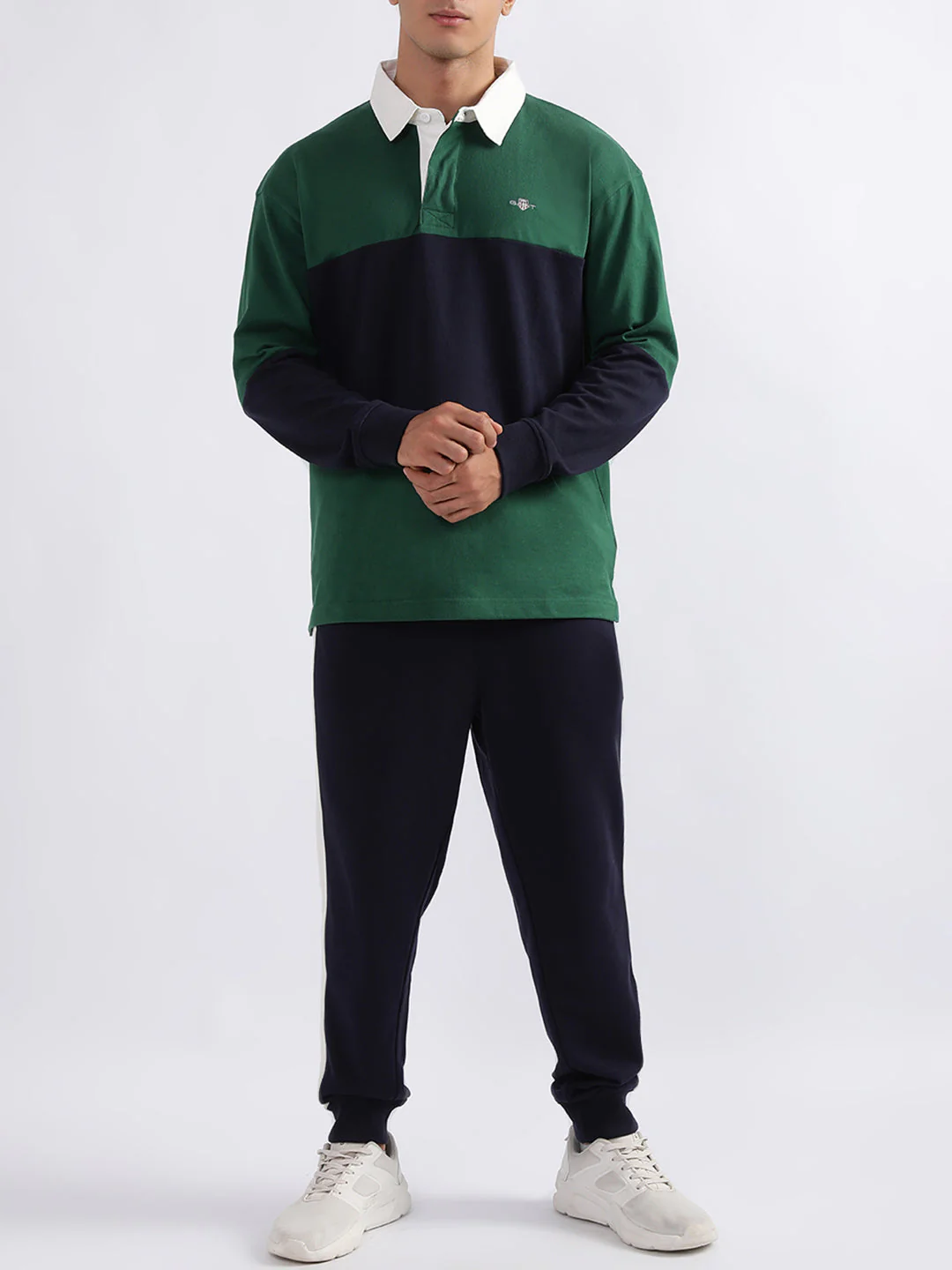 Gant Green & Blue Relaxed Fit Polo Tshirt - Image 5