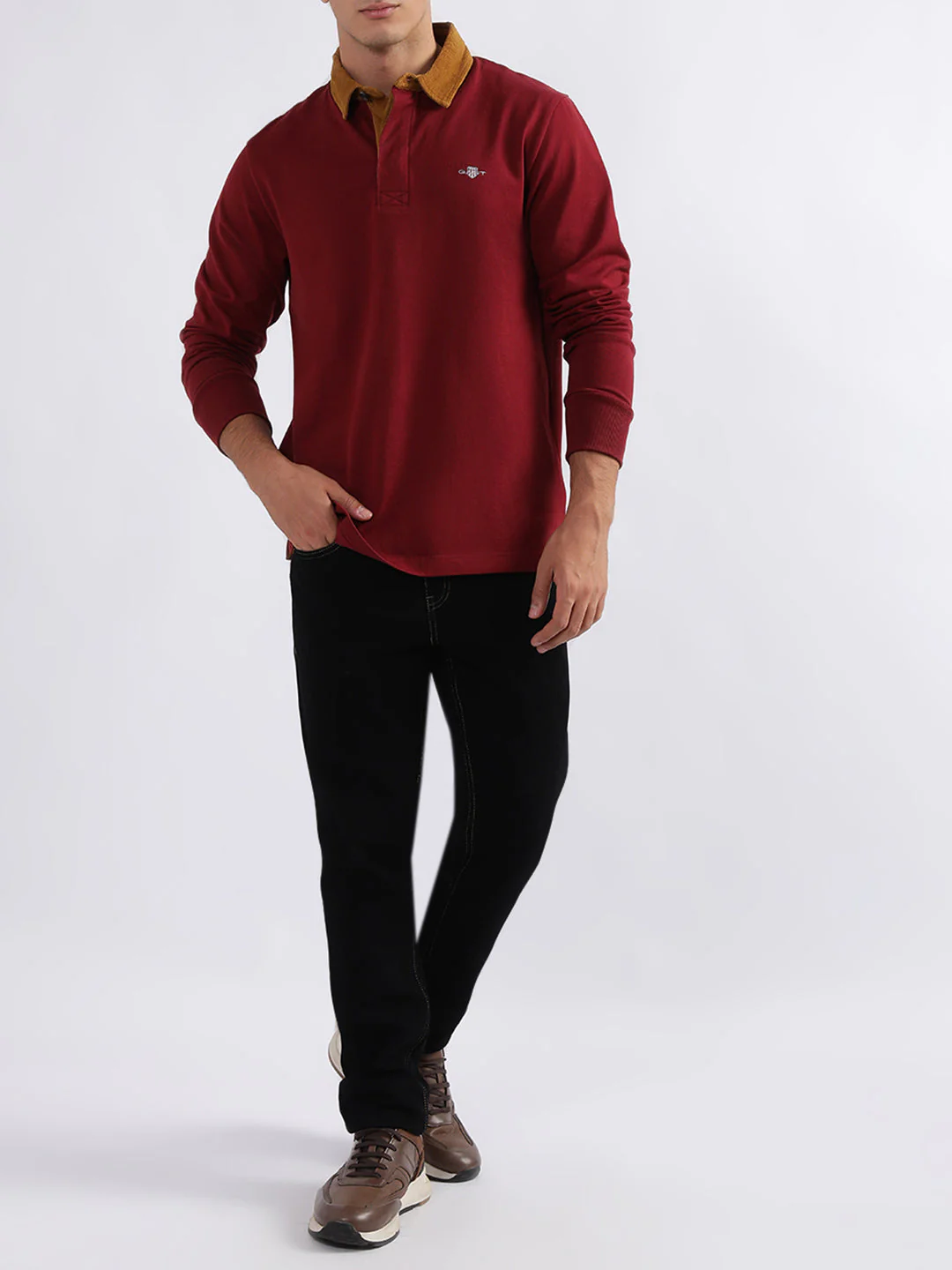 Gant Red Regular Fit Polo Tshirt - Image 6