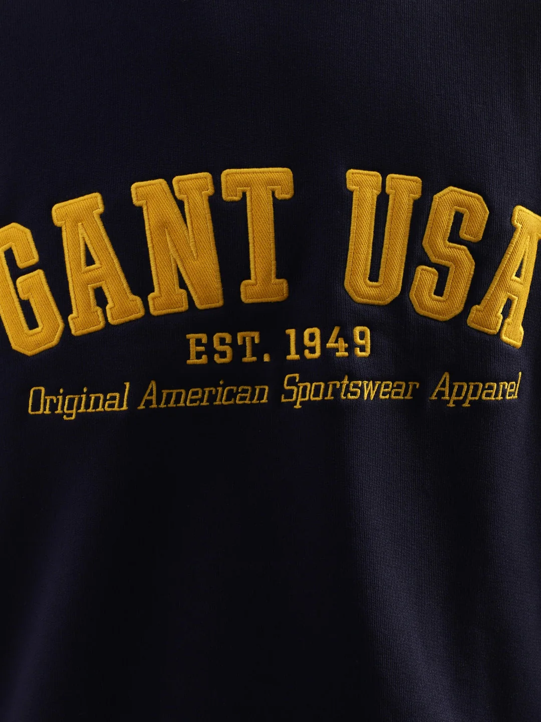 Gant Men Blue Colour Blocked Round Neck Sweatshirt - Image 7