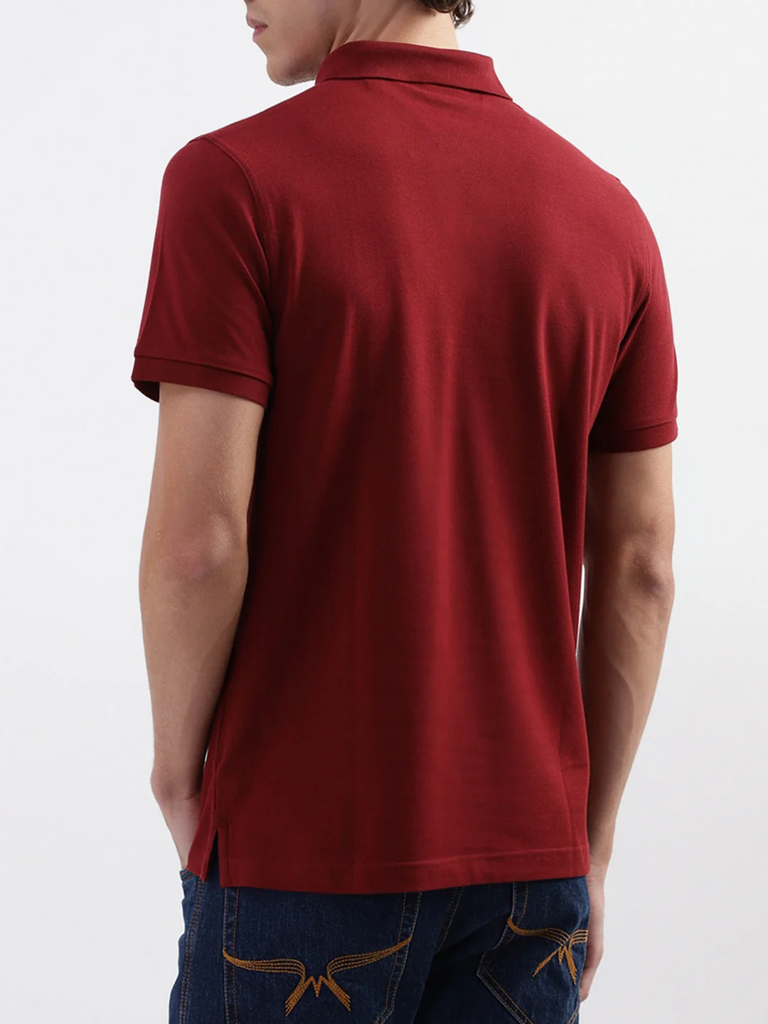 Gant Red Logo Regular Fit Polo Tshirt - Image 3
