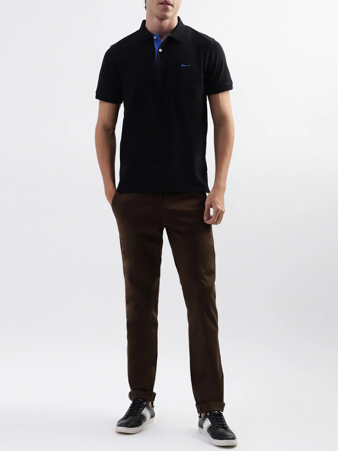 Gant Black Regular Fit Polo Tshirt - Image 4