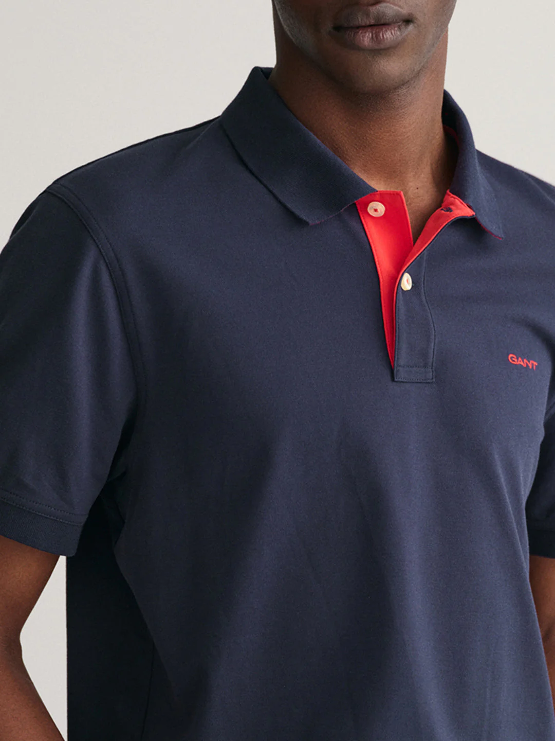 Gant Evening Blue Regular Fit Polo Tshirt - Image 2