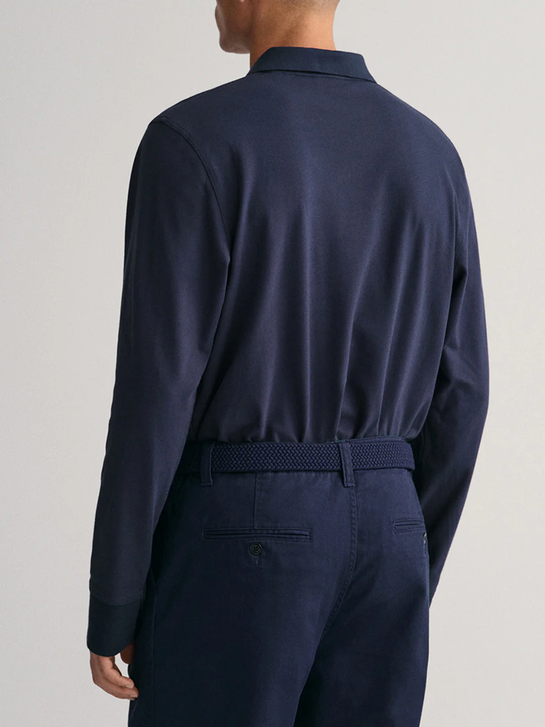 Gant Evening Blue Regular Fit Polo Tshirt - Image 4