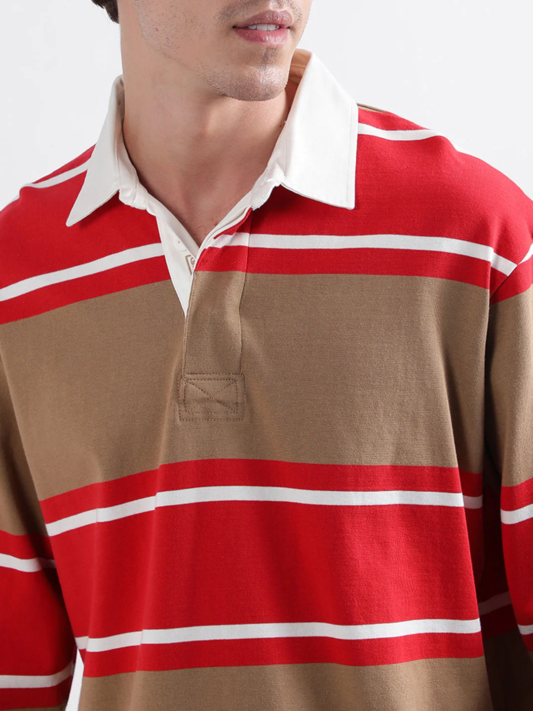 Gant Red Relaxed Fit Polo Tshirt - Image 5
