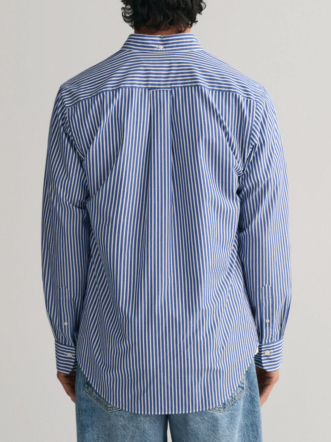 Gant Blue Fashion Striped Regular Fit Shirt - Image 3