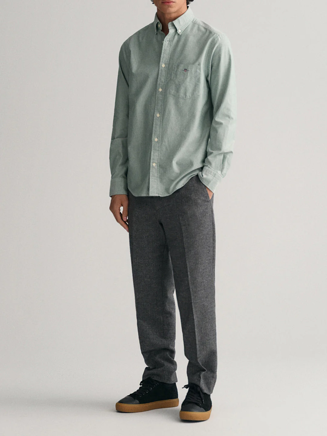 Gant Forest Green Regular Fit Shirt - Image 3