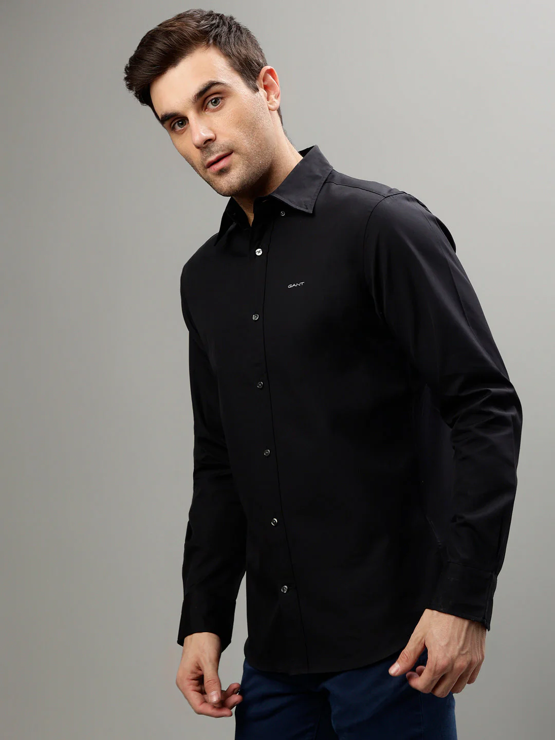 Gant Black Fashion Regular Fit Shirt - Image 3