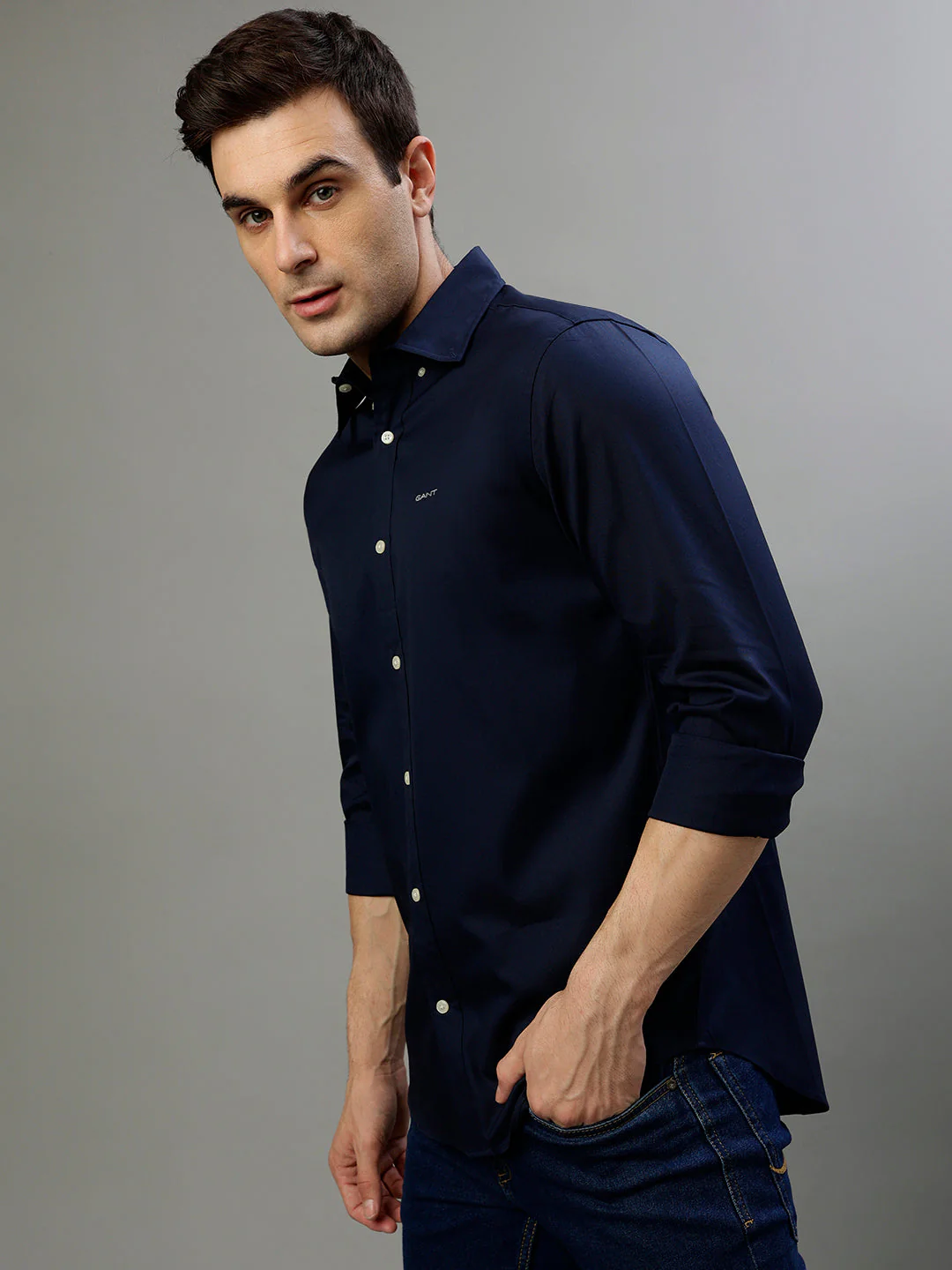 Gant Marine Fashion Regular Fit Shirt - Image 3