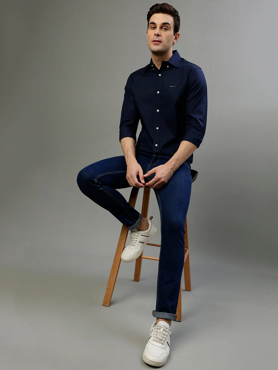 Gant Marine Fashion Regular Fit Shirt - Image 5