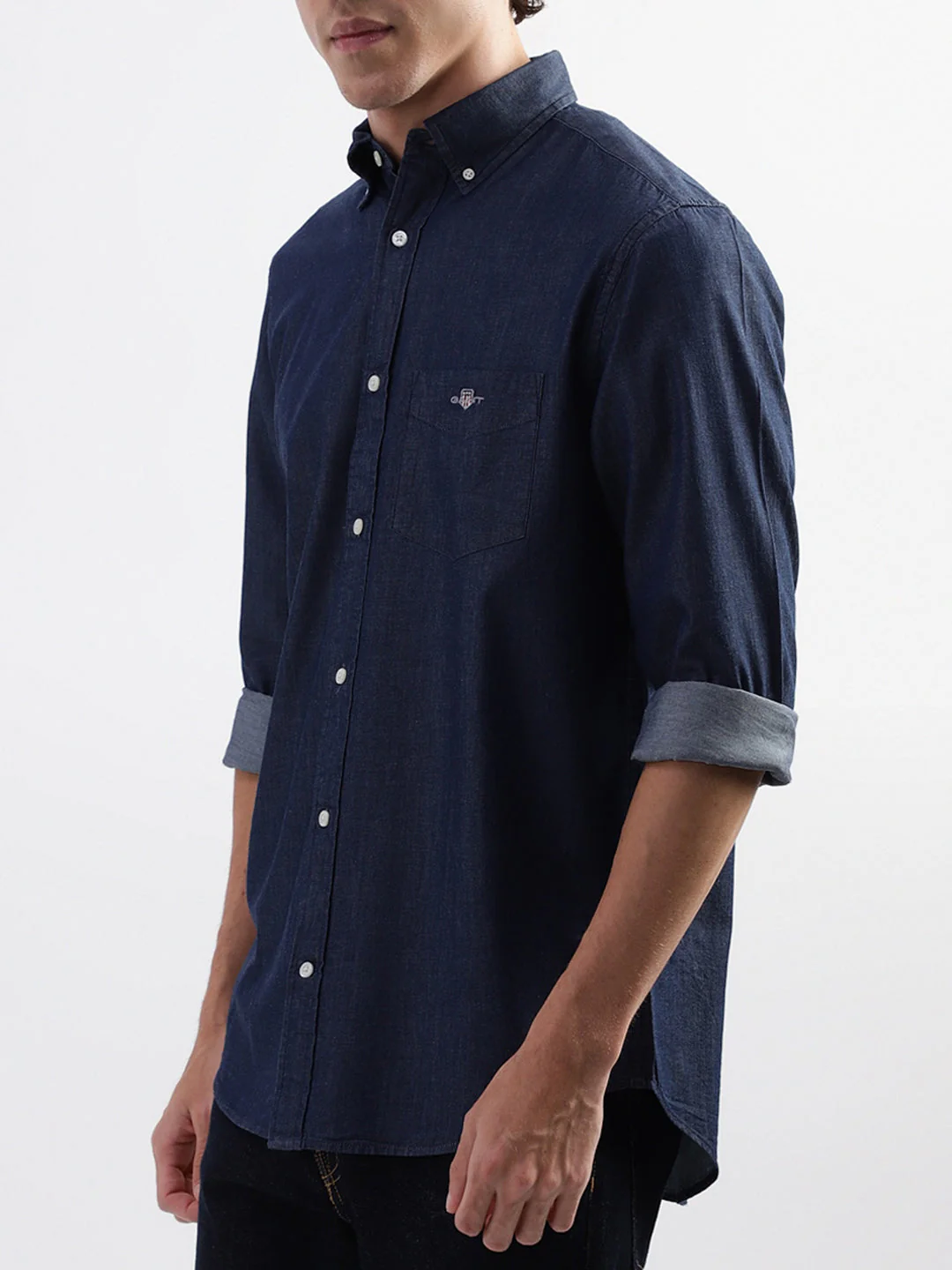 Gant Blue Regular Fit Shirt - Image 2