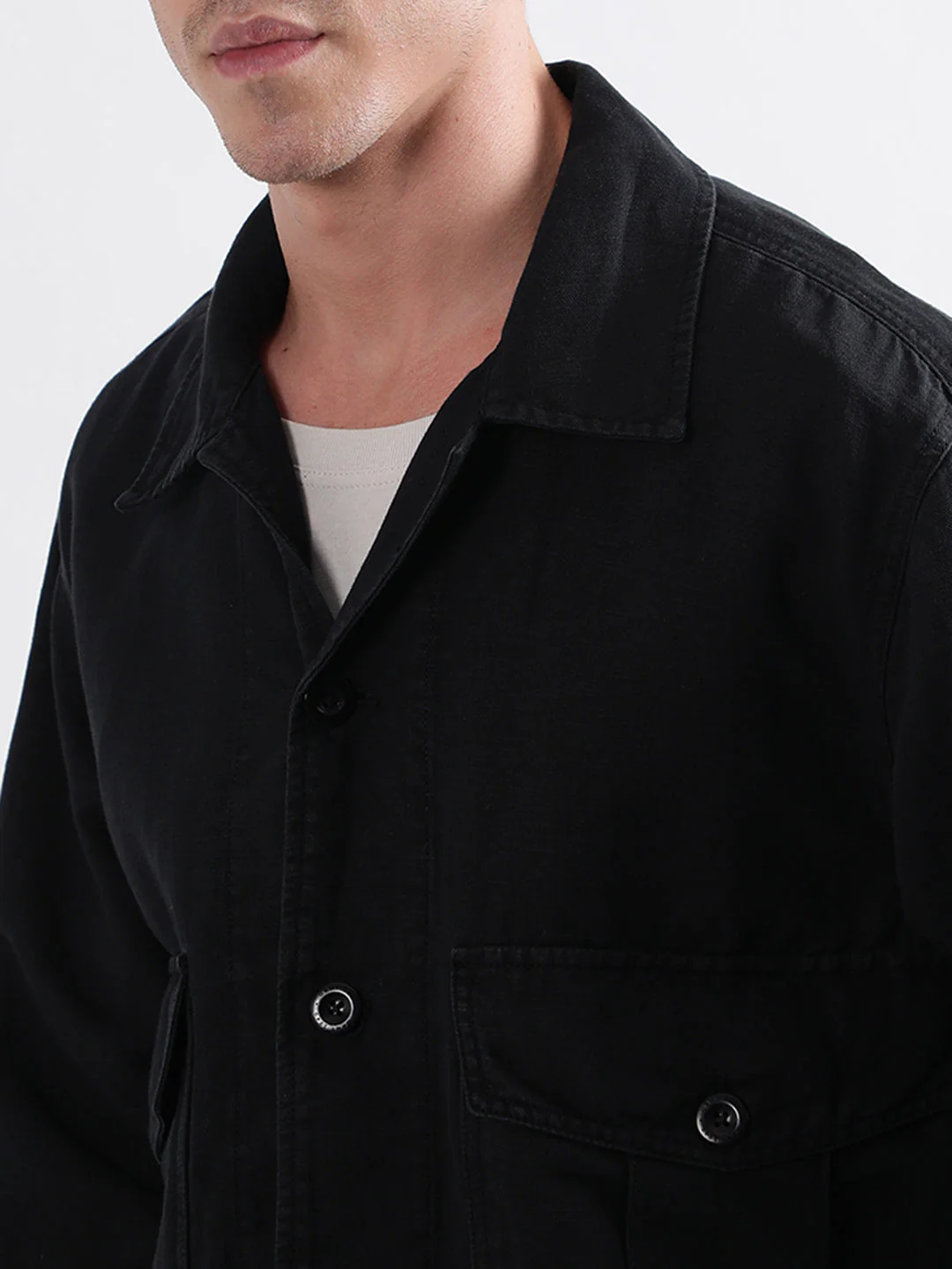 Gant Men Black Solid Jacket - Image 4