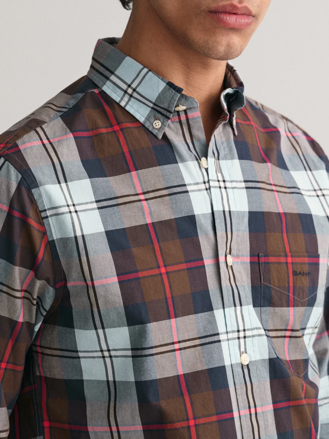 Gant Multi Fashion Checked Regular Fit Shirt - Image 2