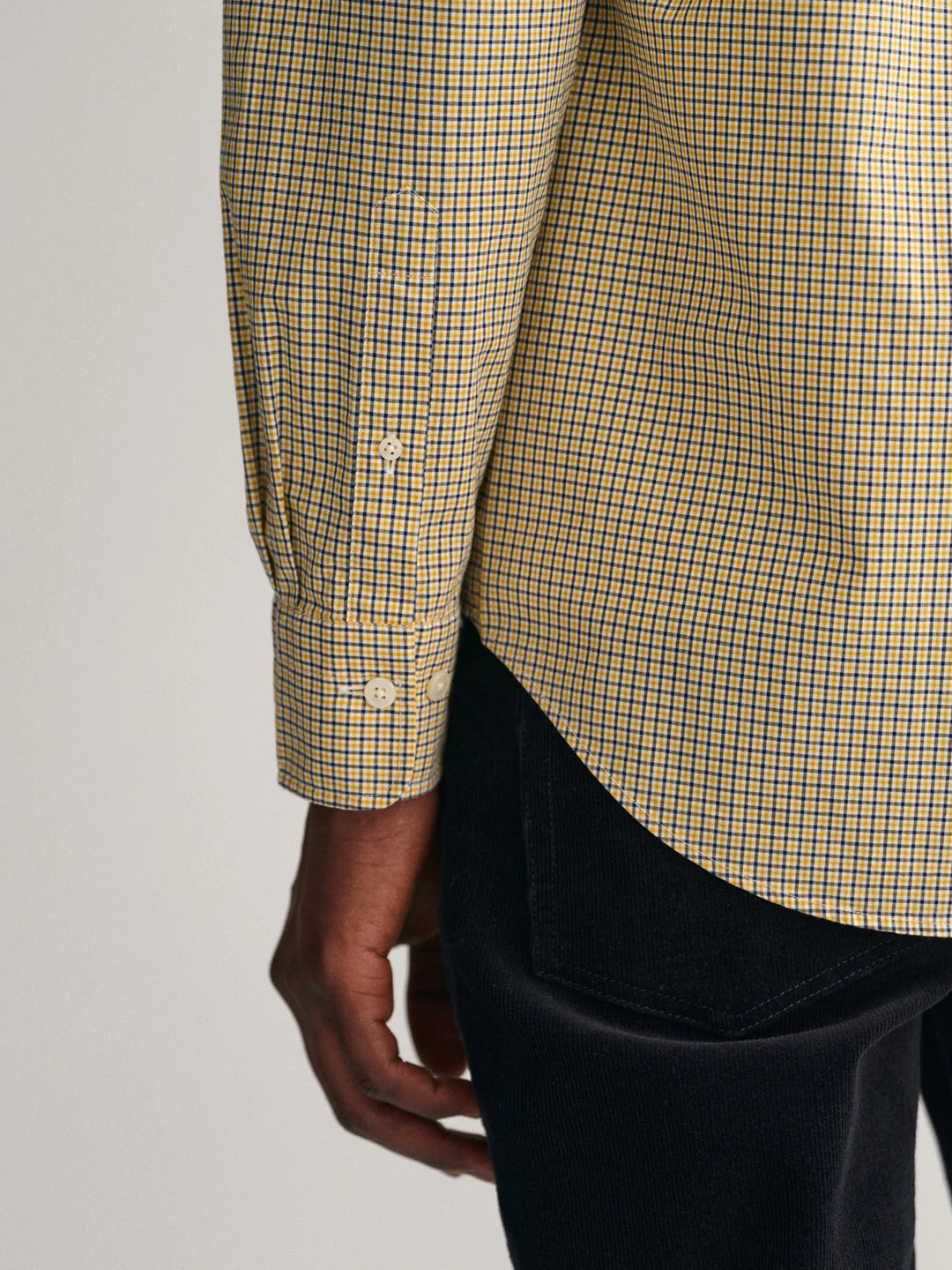 Gant Yellow Fashion Checked Regular Fit Shirt - Image 2