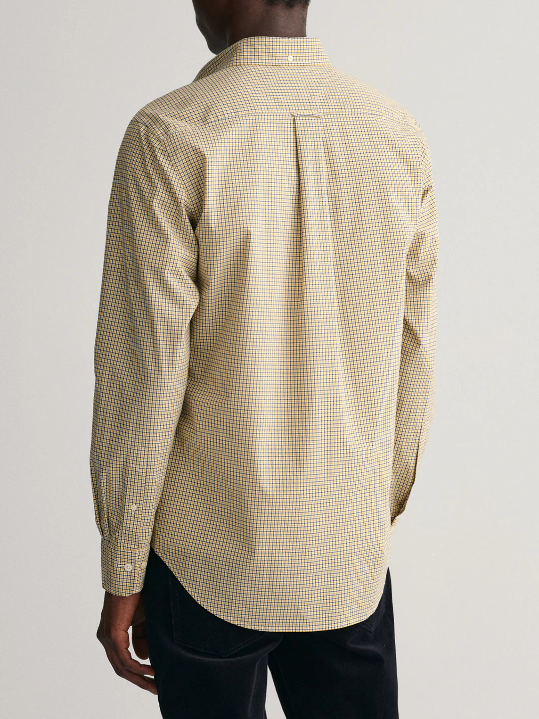 Gant Yellow Fashion Checked Regular Fit Shirt - Image 3