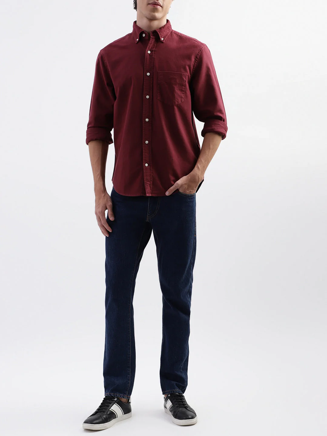 Gant Wine Regular Fit Shirt - Image 4