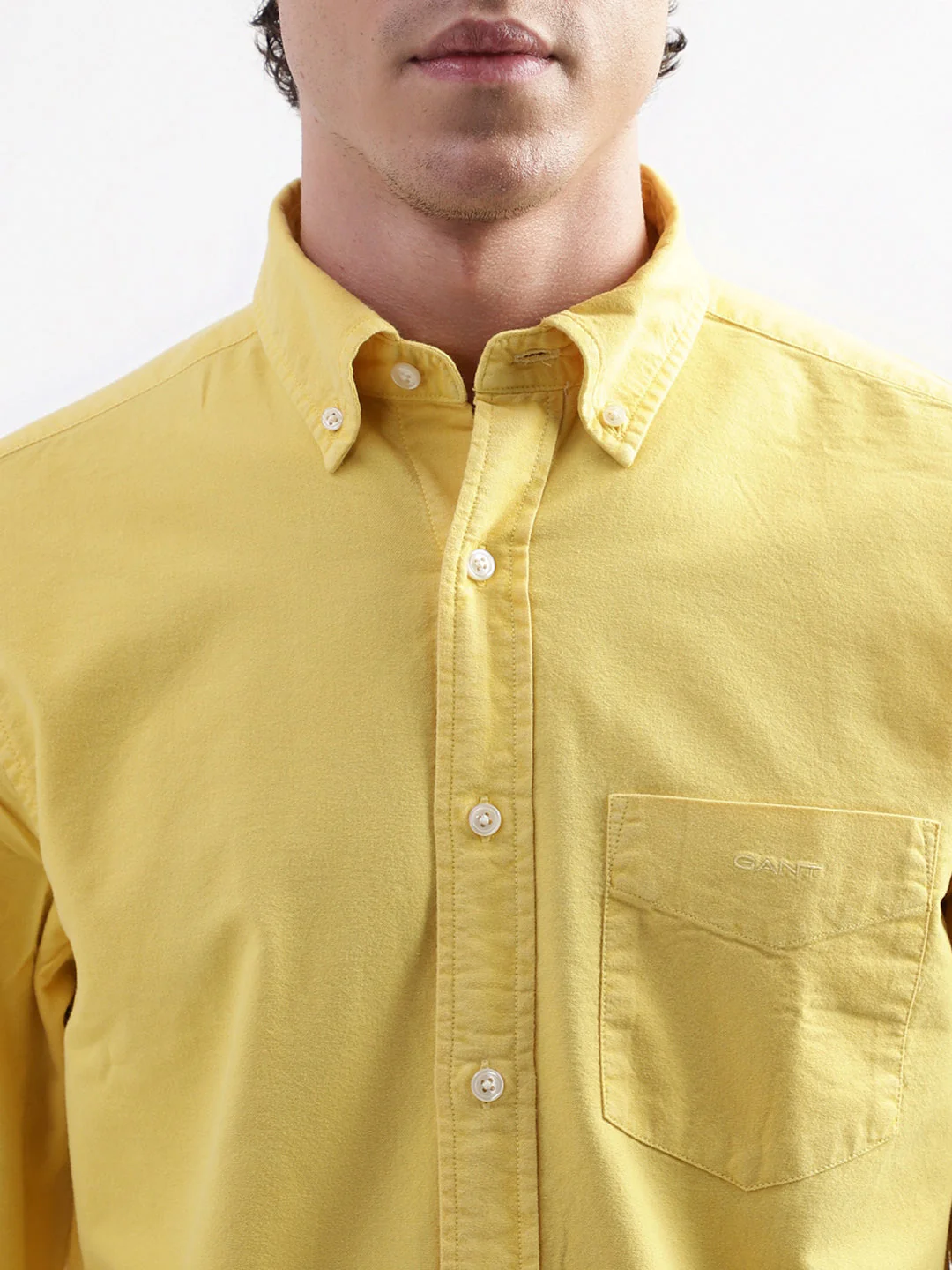 Gant Yellow Regular Fit Shirt - Image 5
