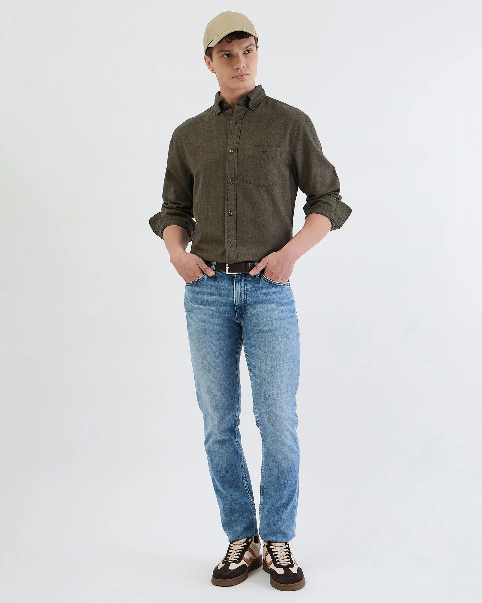 Gant Dark Cactus Regular Fit Shirt - Image 5