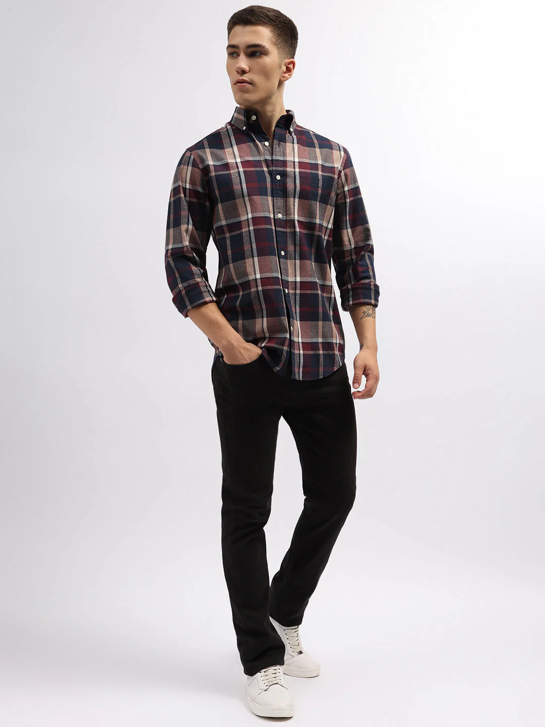 Gant Multi Fashion Checked Regular Fit Shirt - Image 4