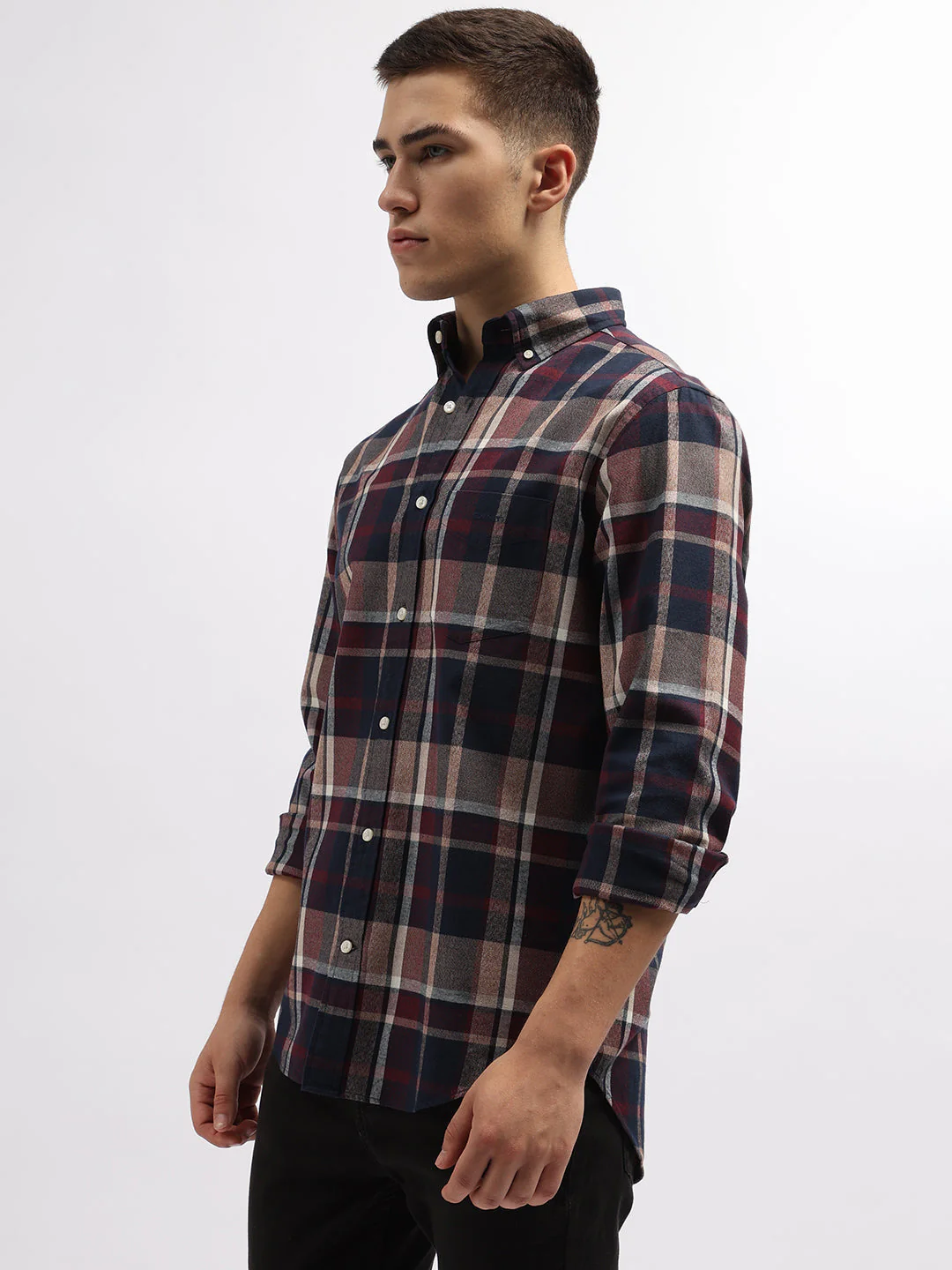 Gant Multi Fashion Checked Regular Fit Shirt - Image 5