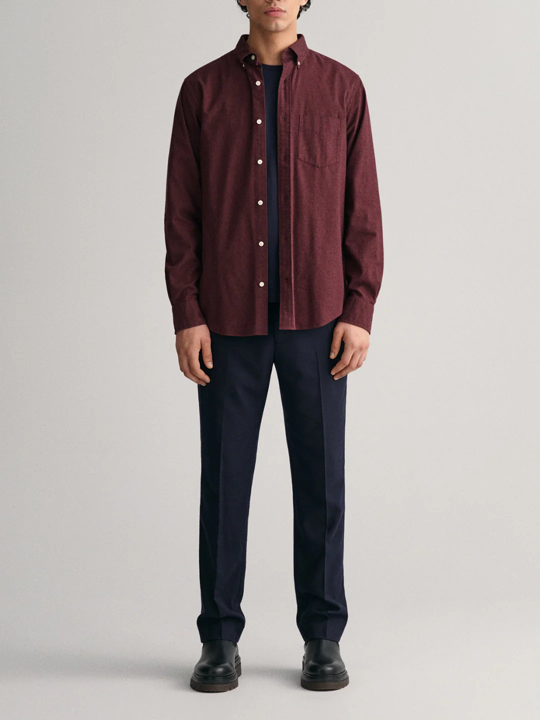 Gant Wine Fashion Regular Fit Shirt - Image 4