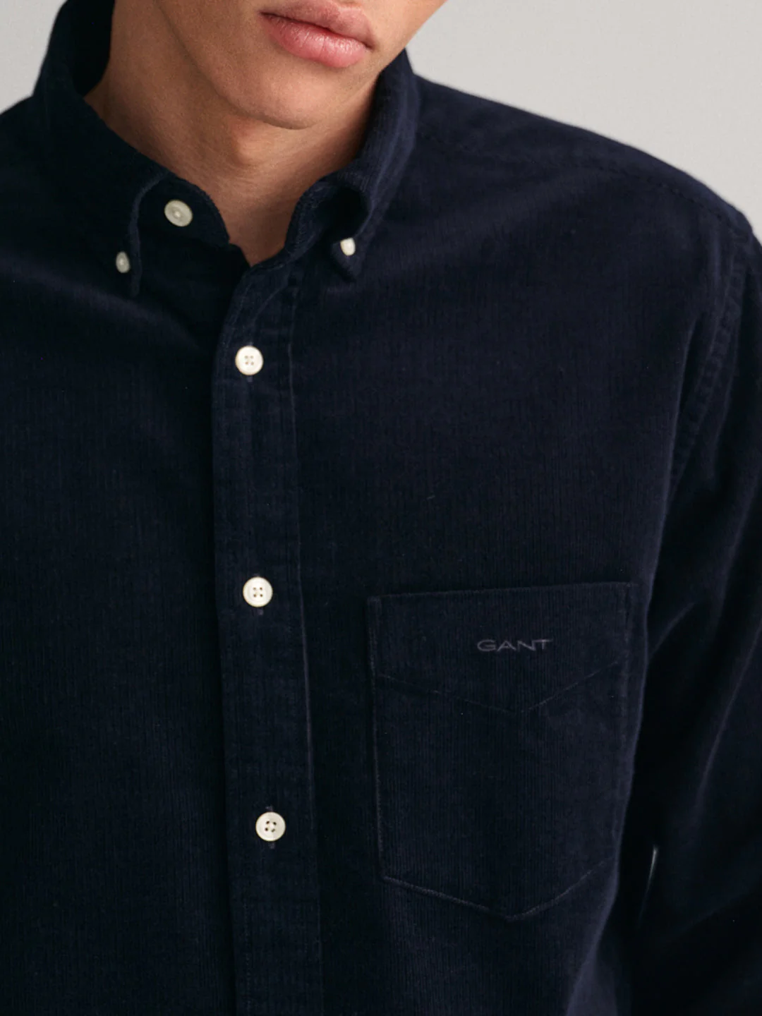 Gant Navy Blue Fashion Regular Fit Shirt - Image 2