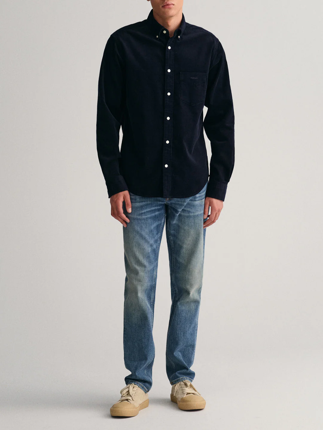 Gant Navy Blue Fashion Regular Fit Shirt - Image 4