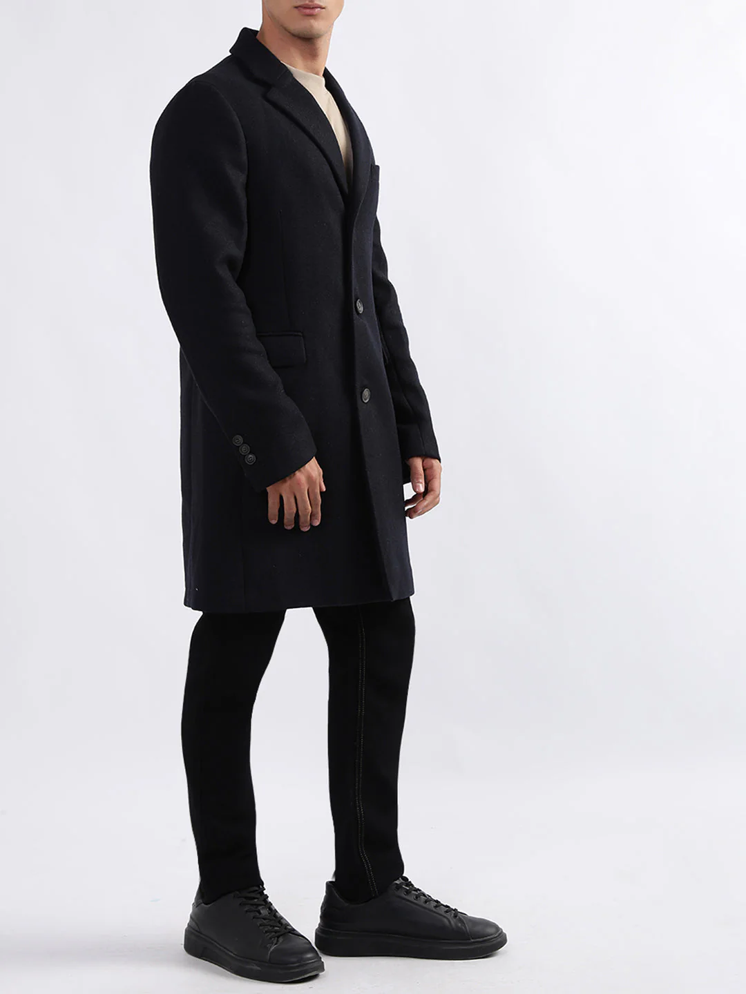 Gant Men Blue Solid Collar Jacket - Image 2