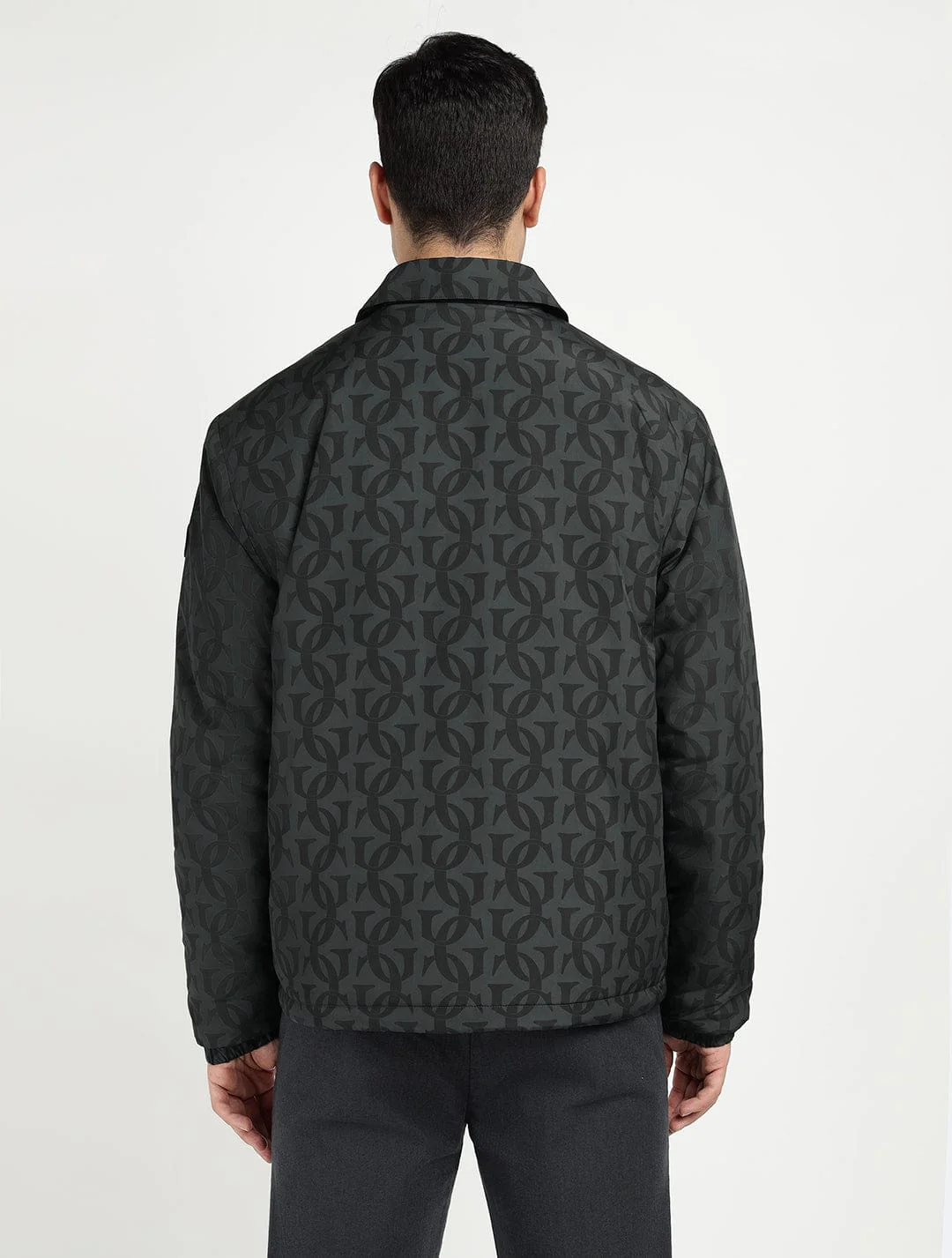 Gant Men Black Solid Collar Jacket - Image 3