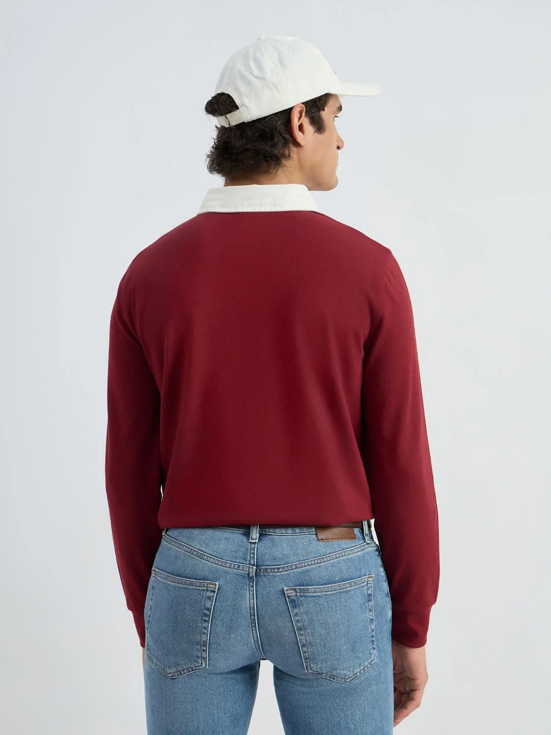 Gant Men Red Solid Polo Tshirt - Image 3