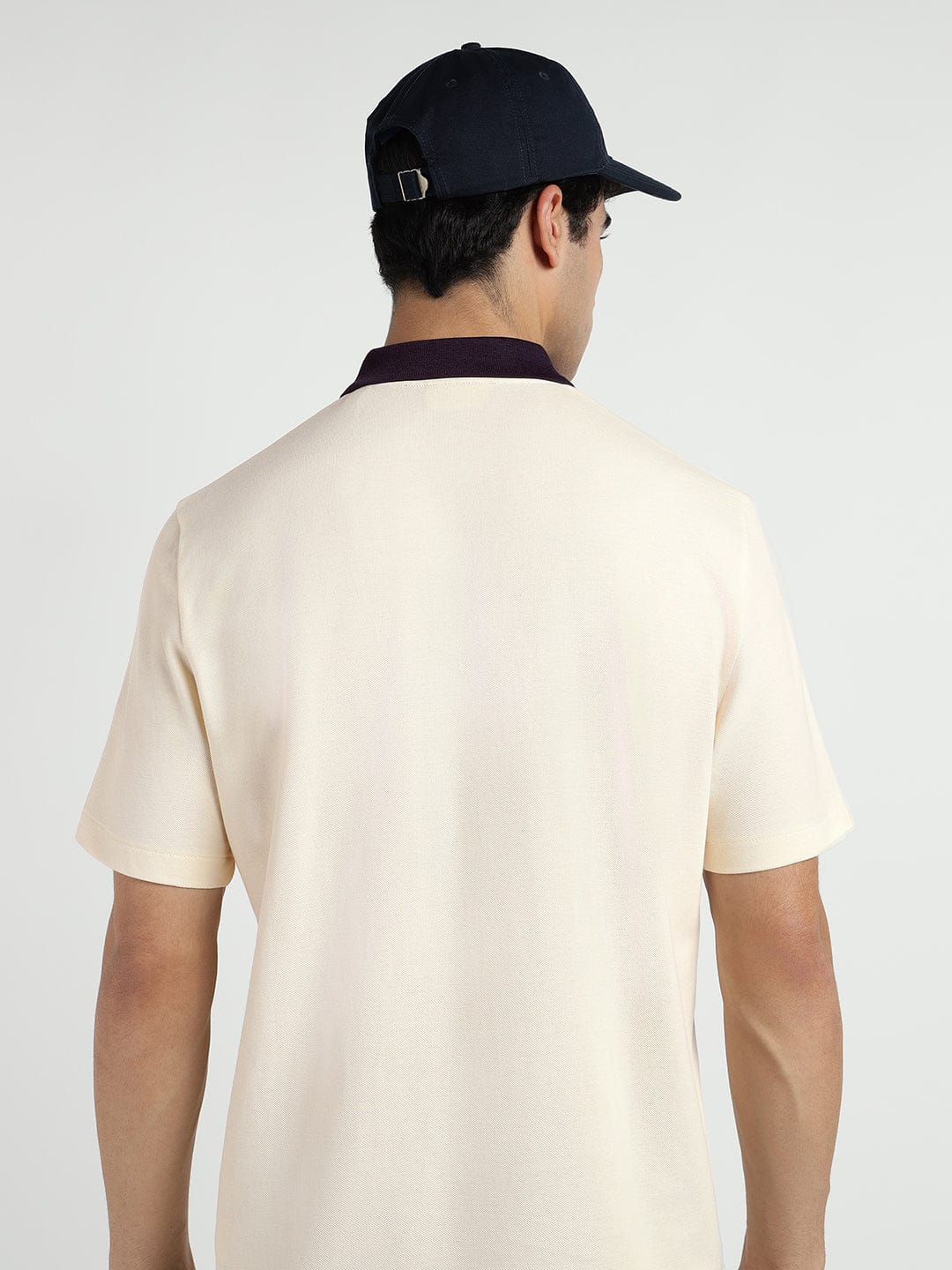 Gant Men Cream Polo Tshirt - Image 5