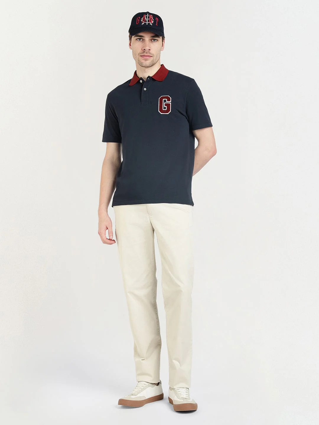Gant Men Blue Polo Tshirt - Image 2