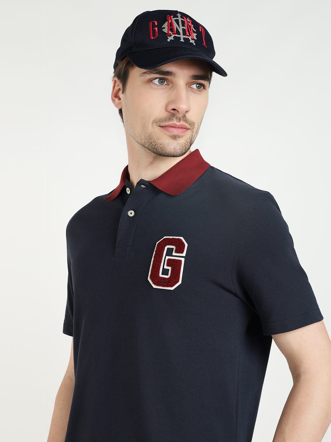 Gant Men Blue Polo Tshirt - Image 3