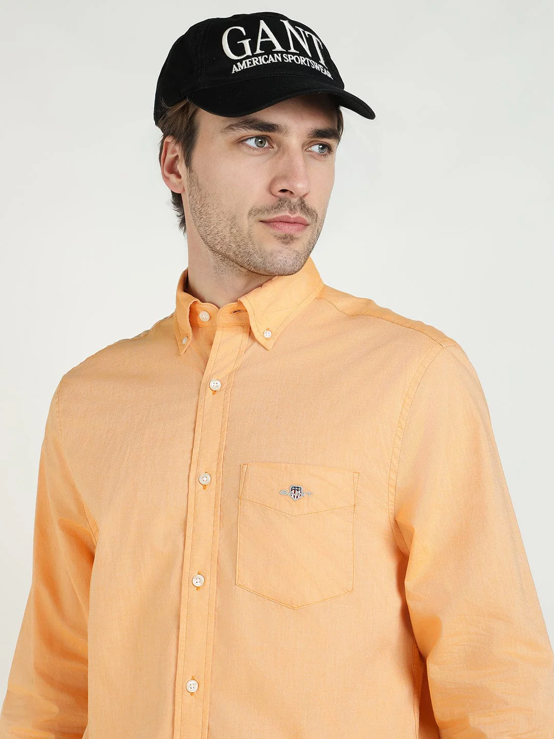 Gant Men Yollow Solid Collar Shirt - Image 4