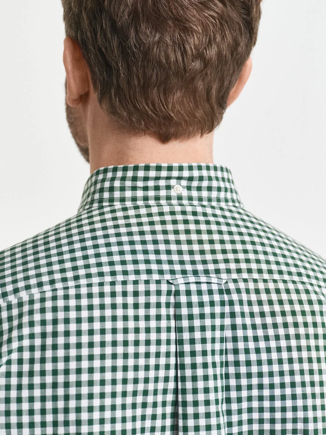 Gant Men Green Checks Collar Shirt - Image 2