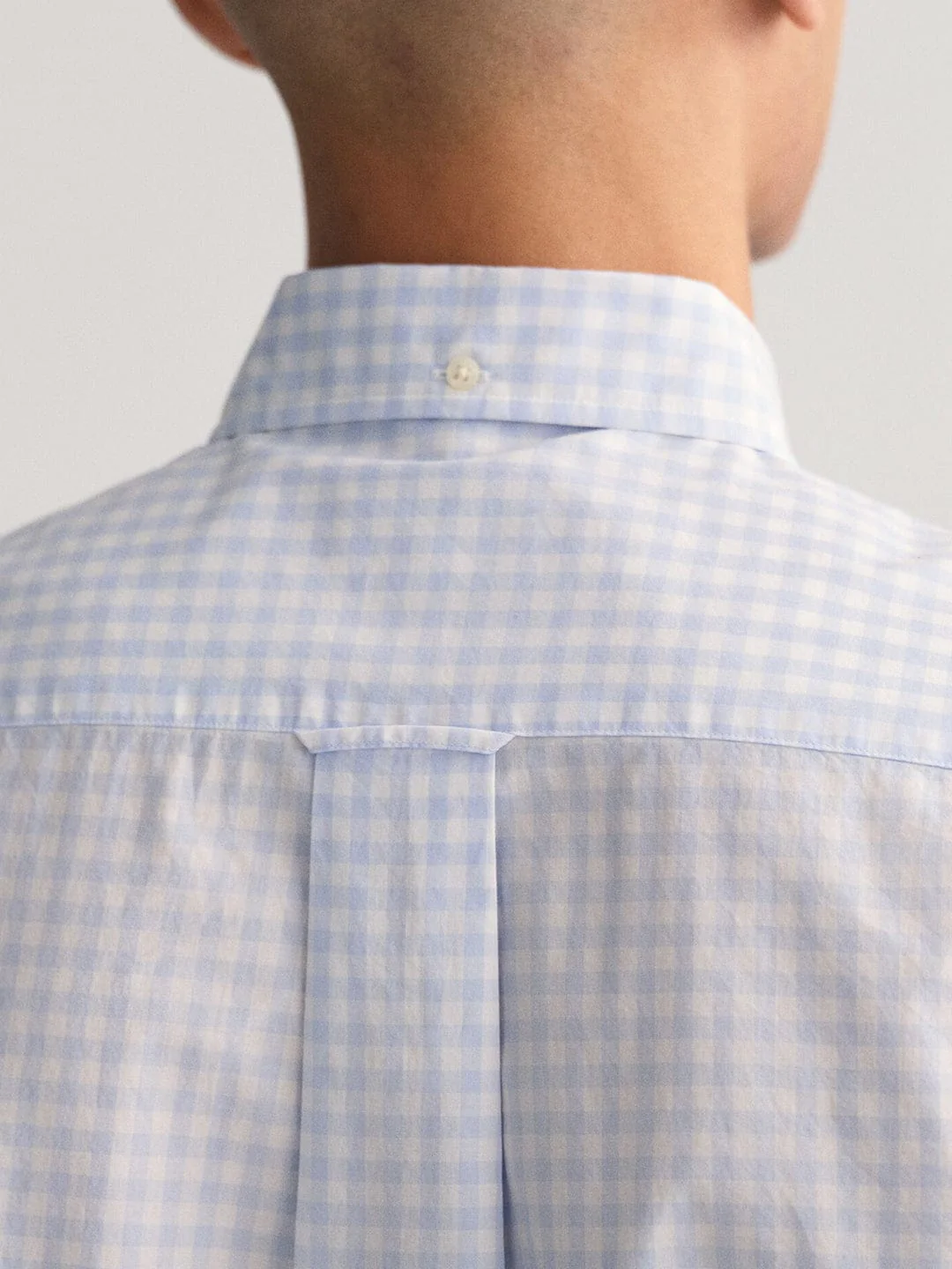 Gant Men Blue Check Collar Shirt - Image 4