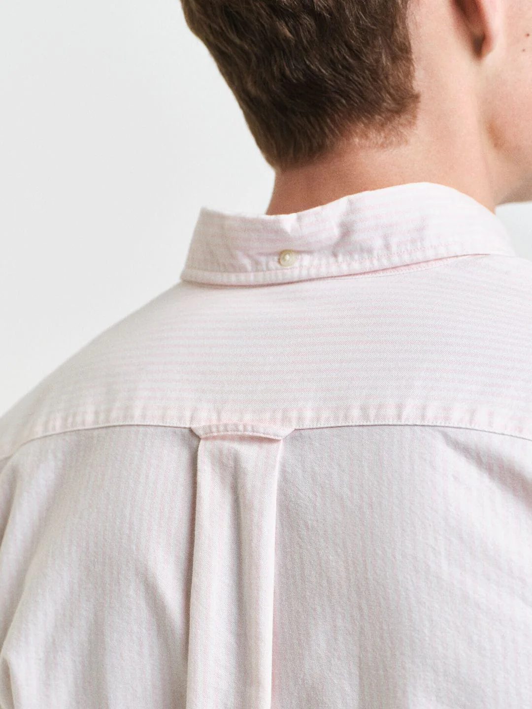 Gant Men Pink Striped Collar Shirt - Image 3