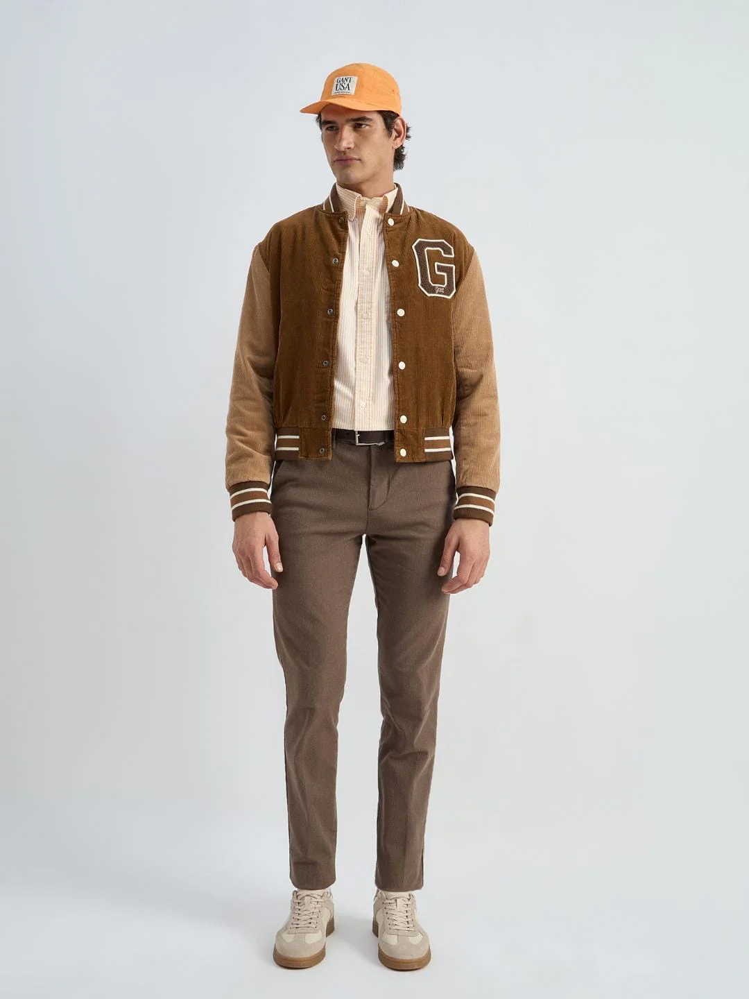 Gant Men Yellow Striped Collar Shirt - Image 4