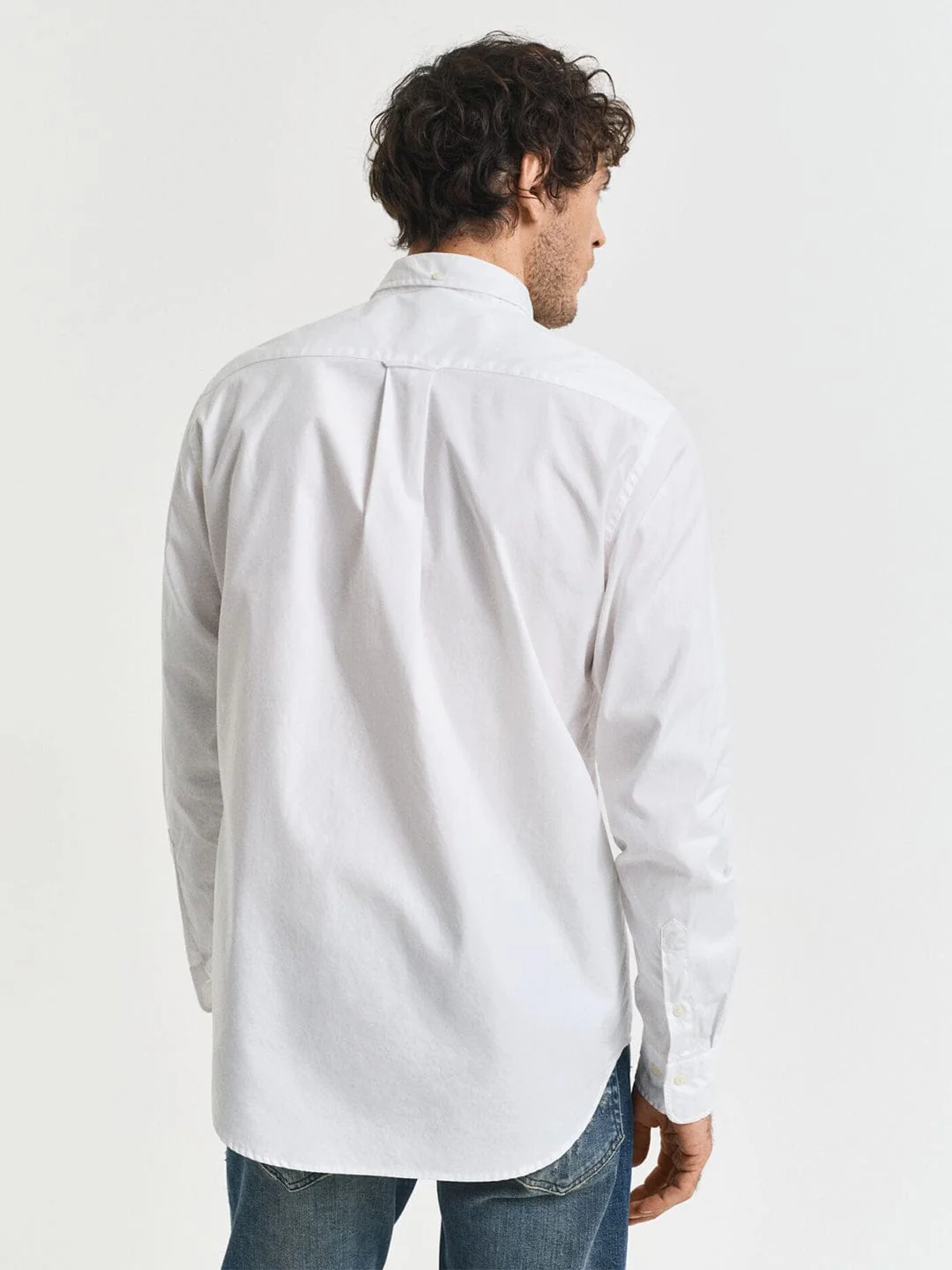 Gant Men White Solid Collar Shirt - Image 5