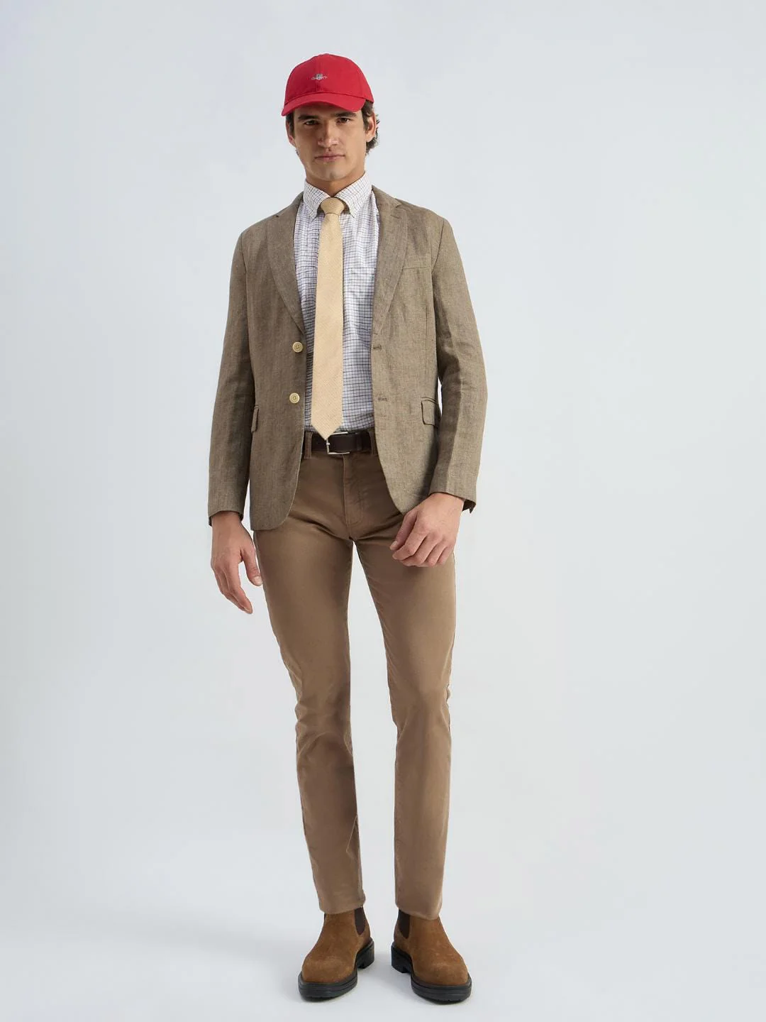 Gant Men Red Checks Collar Shirt - Image 4