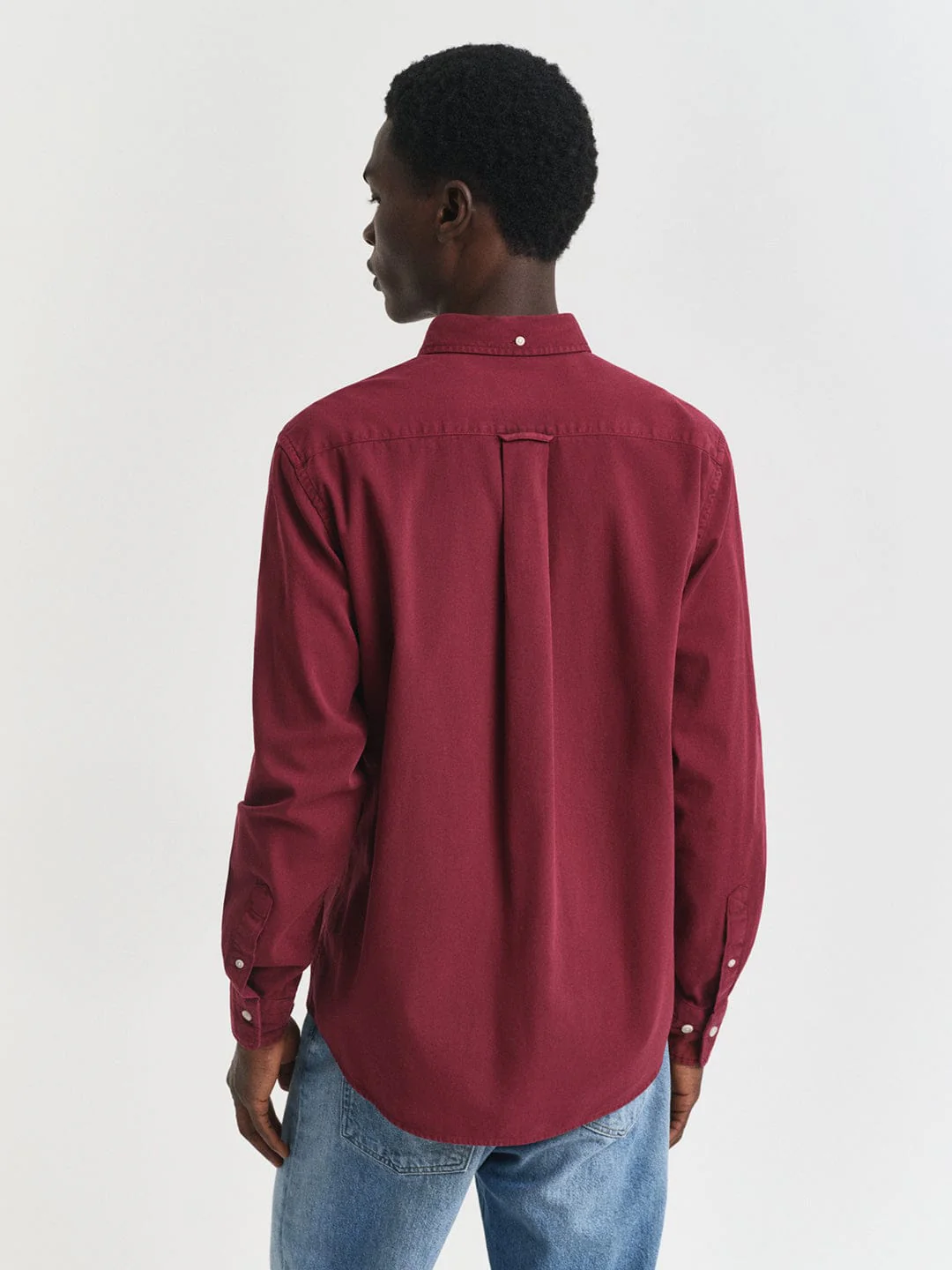 Gant Men Red Solid Collar Shirt - Image 5