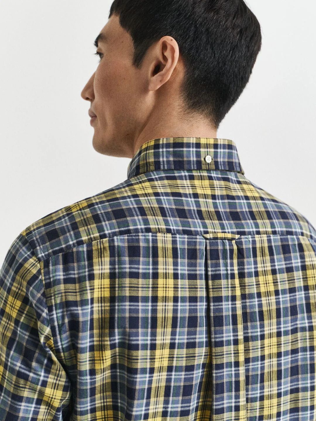 Gant Men Green Checks Collar Shirt - Image 4