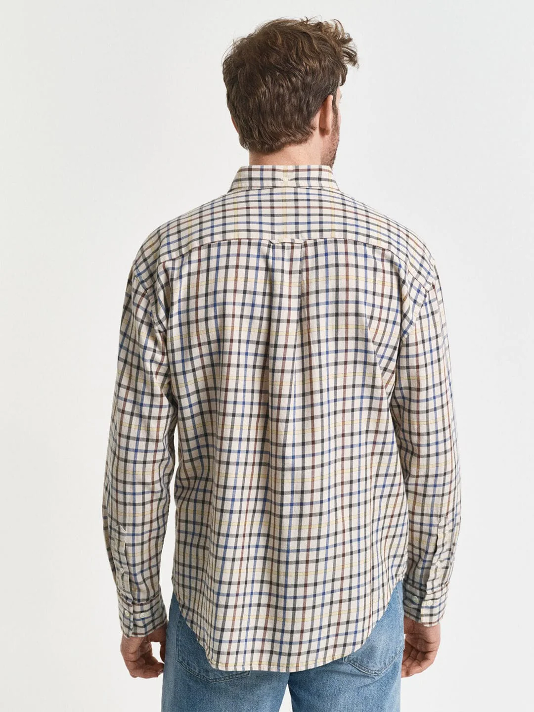Gant Men Putty Checks Collar Shirt - Image 5