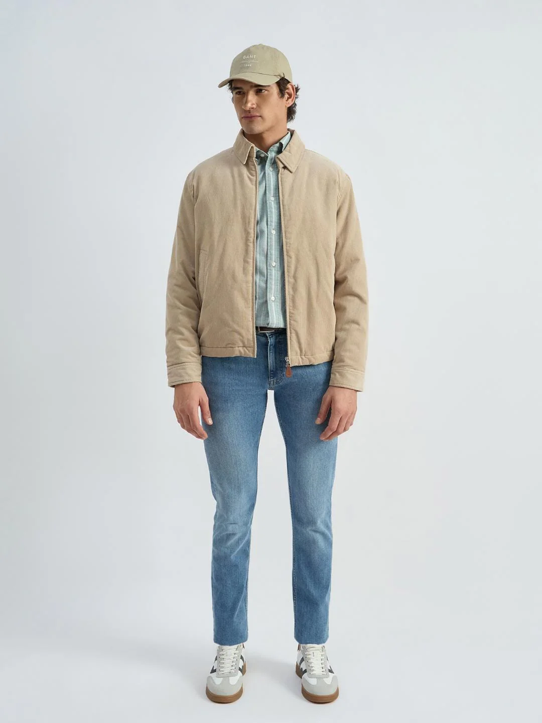 Gant Men Green Striped Shirt - Image 4