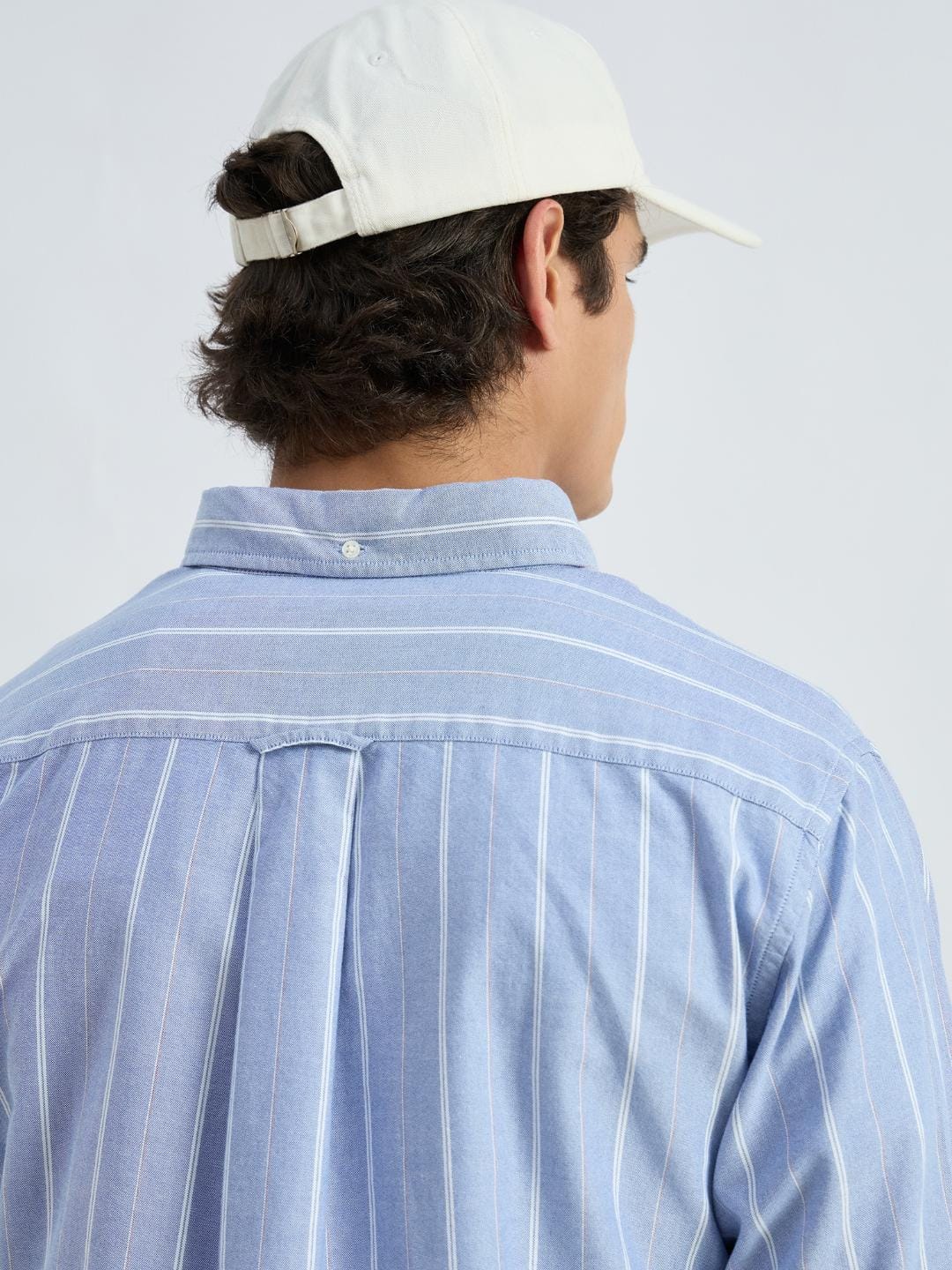 Gant Men Blue Striped Shirt - Image 5