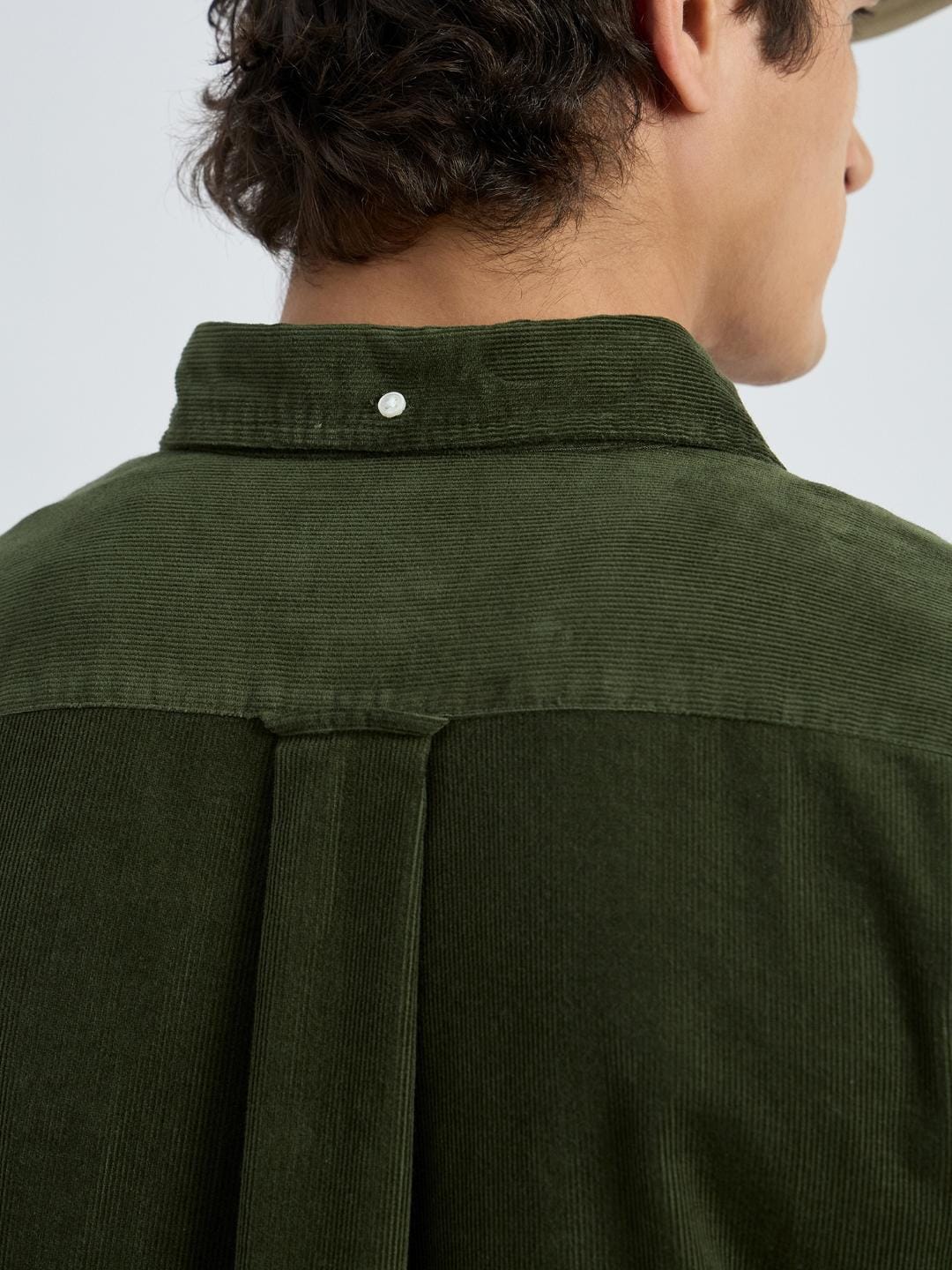 Gant Men Green Solid Collar Shirt - Image 5